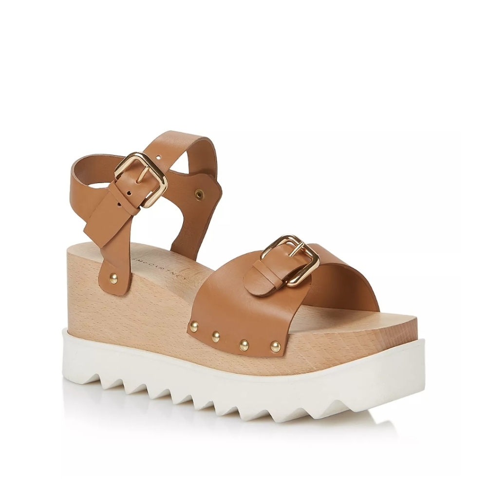 Stella Mccartney  Elyse Wedge Sandals